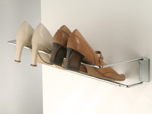 schuhhalter stufenlos einstellbar zum schrauben and die wand