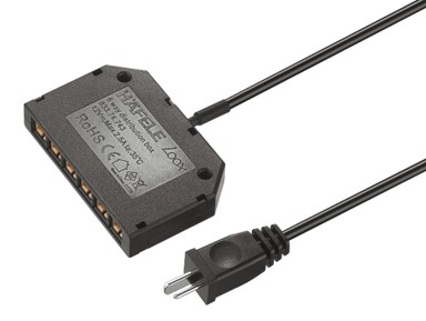 Kabllo-drejtim, për Burim tensioni me prizë Häfele Loox 12 V, Ndarës 6-për-1, 4000 mm