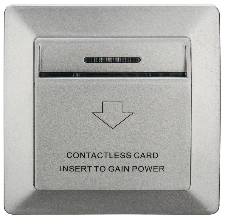 Terminal i kursimit të energjisë ,Mbajtës kartele "Dialock DT 700 dhe DT 710" ngjyrë argjendi. 220V