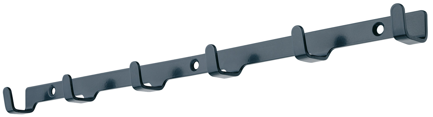 Varëse rrobash me 6 grepa , ngjyrë hiri-zezë