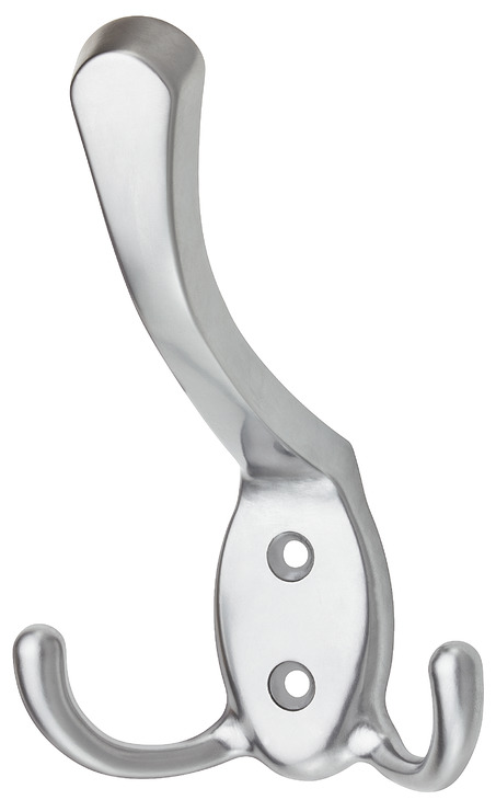 Varëse rrobash me 3 grepa , ngjyrë krom mat