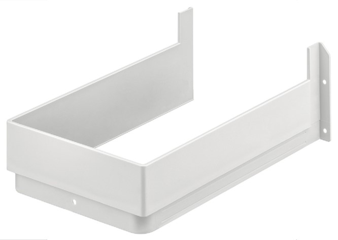 Ndarje ne sirtar ( Fijoka ) për hapësirën e sifonit," Häfele Matrix Extra SI 0720", ngjyra e bardhë, lartësia: 67 mm, gjatësia: 300 mm,gjerësia 150mm.