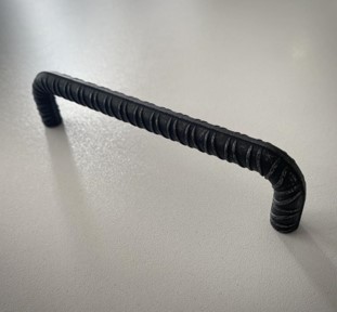 Dorezë (Doreza) për mobilie, ngjyrë e zezë , L:128mm ” Vintage Black”