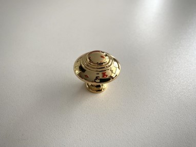 Dorezë (Doreza) për mobilie, ngjyrë ari, D:30mm ”ZAma Placcato”